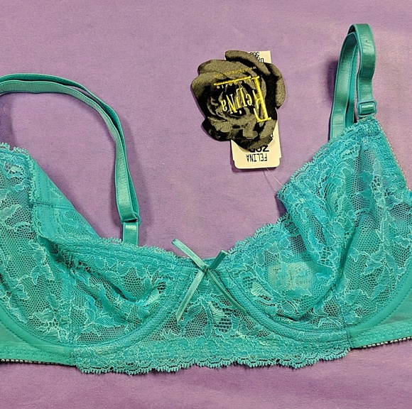 Felina‎ lace full coverage bra - Picture 1 of 3